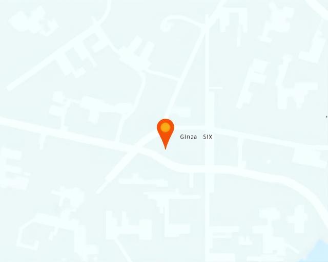 銀座SIXの所在地を示す地図